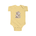 Babella™ Safari Floral Rhino Baby Bodysuit