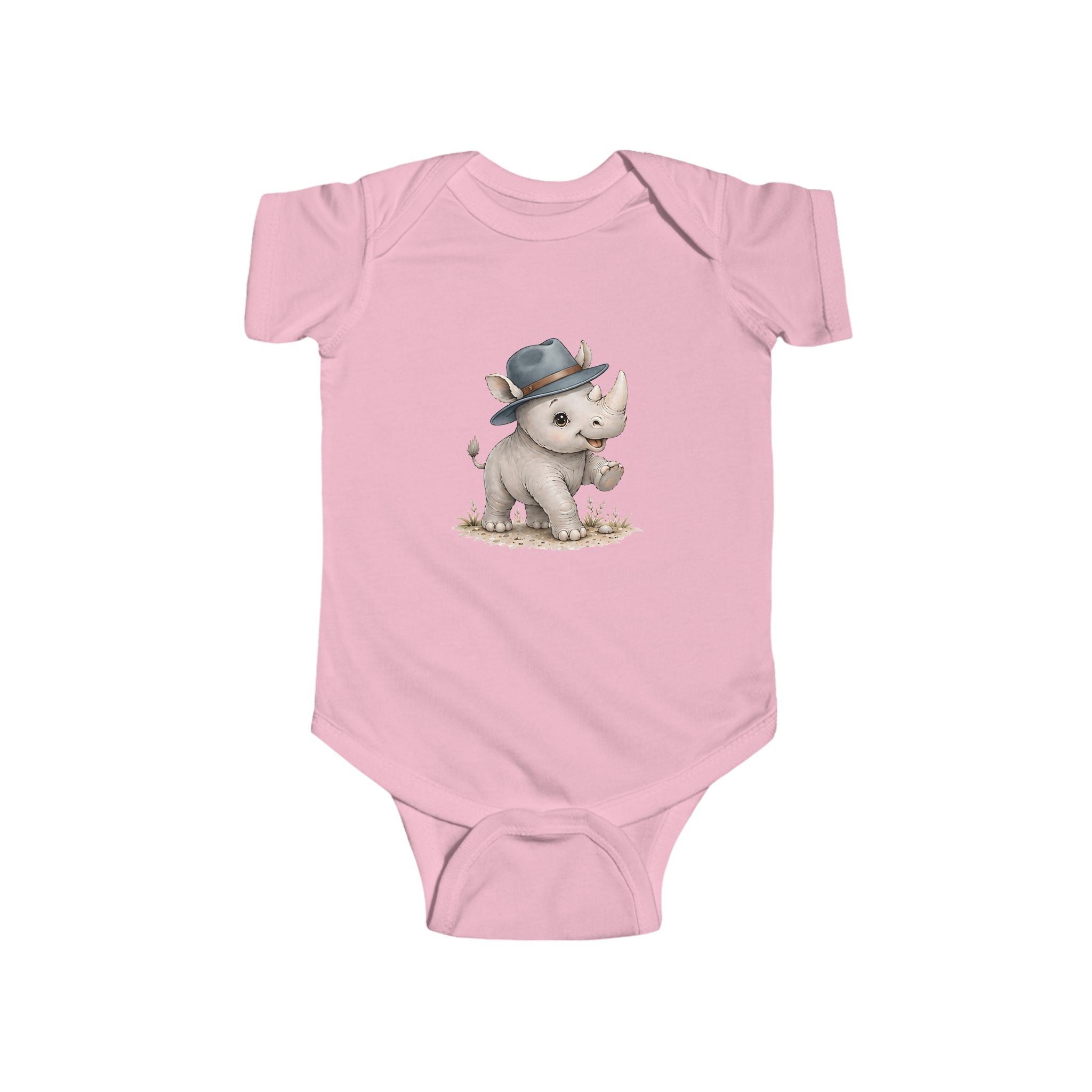 Babella™ Safari Explorer Rhino Baby Bodysuit