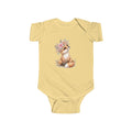 Babella™ Safari Floral Fox Baby Bodysuit
