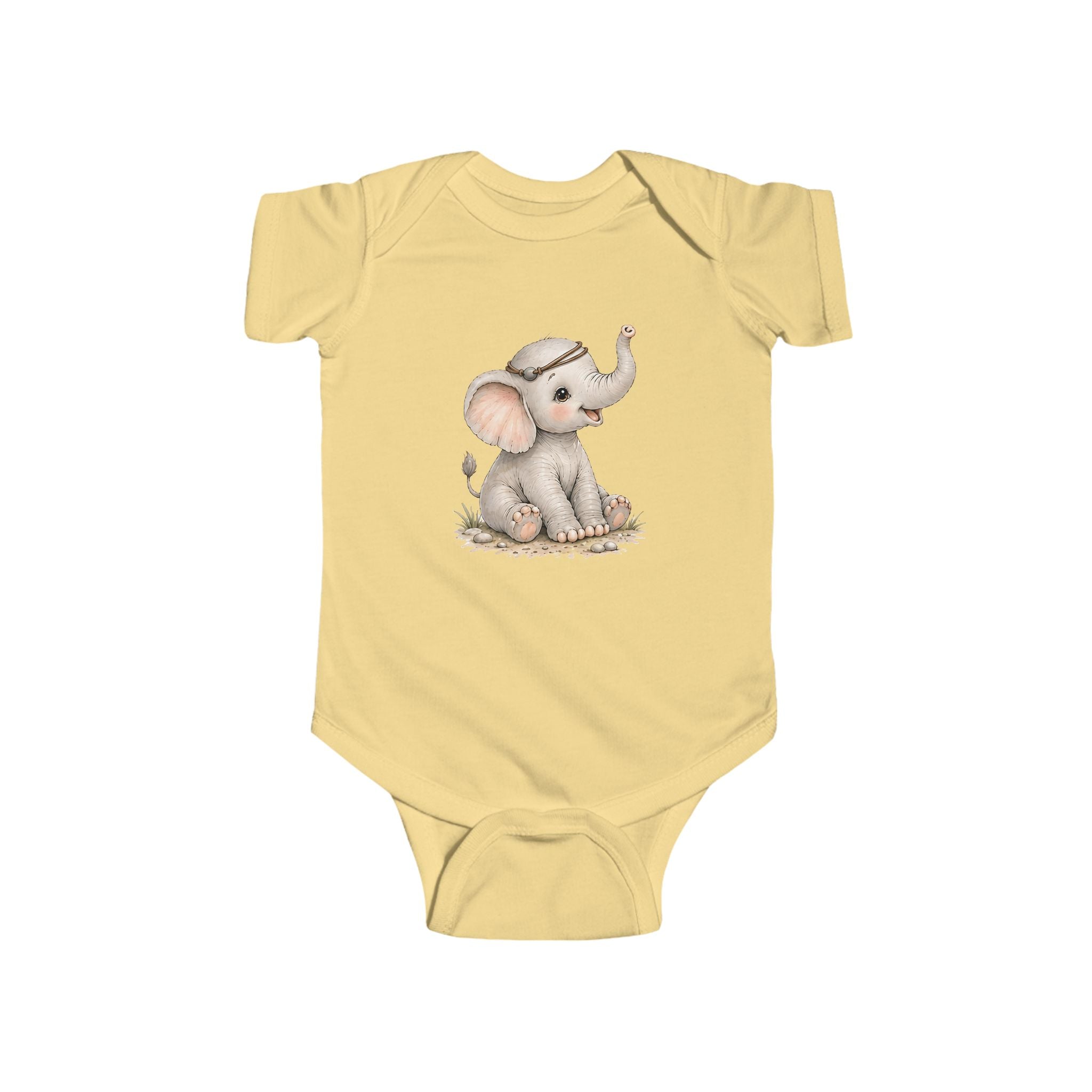 Babella™ Safari Explorer Elephant Baby Bodysuit