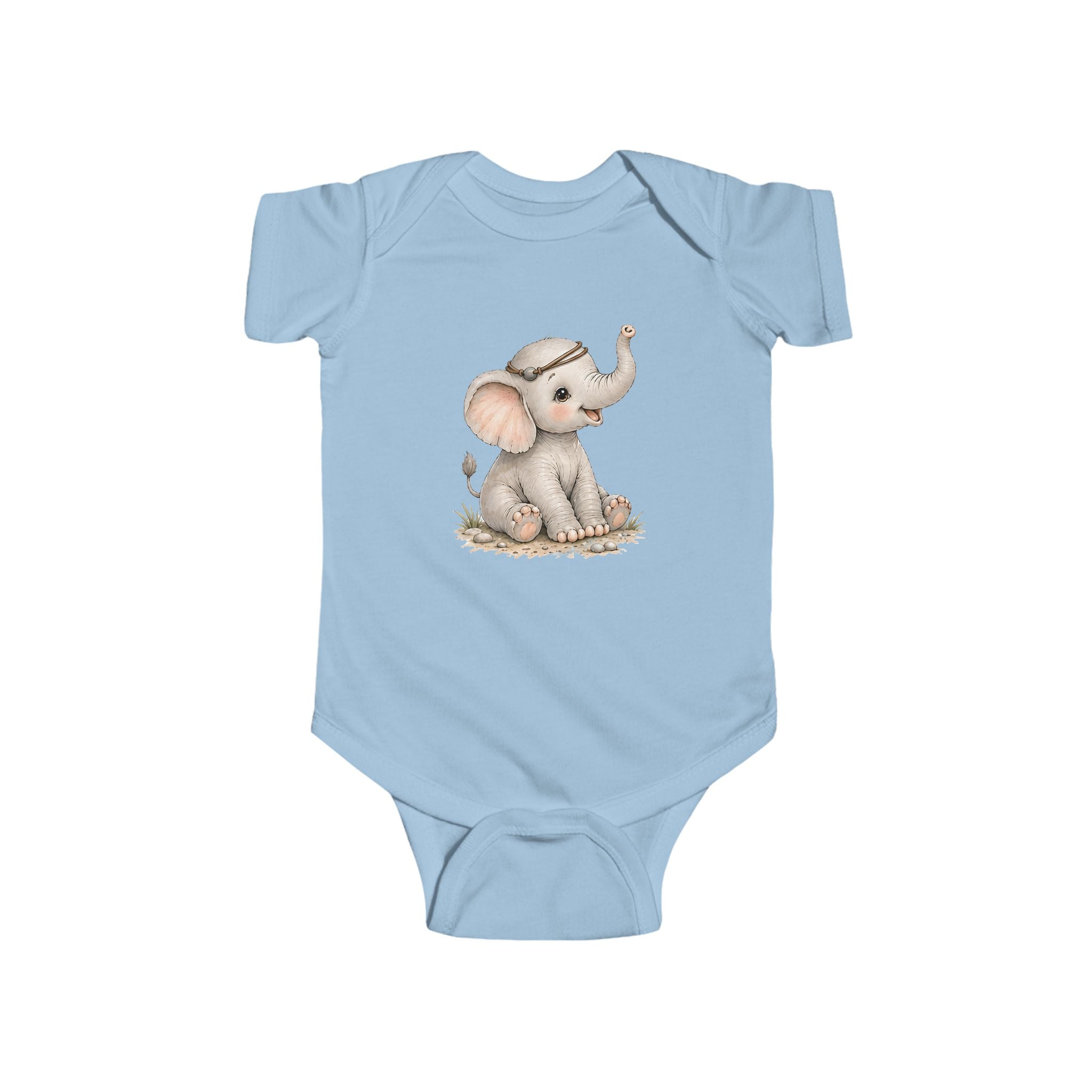 Babella™ Safari Explorer Elephant Baby Bodysuit
