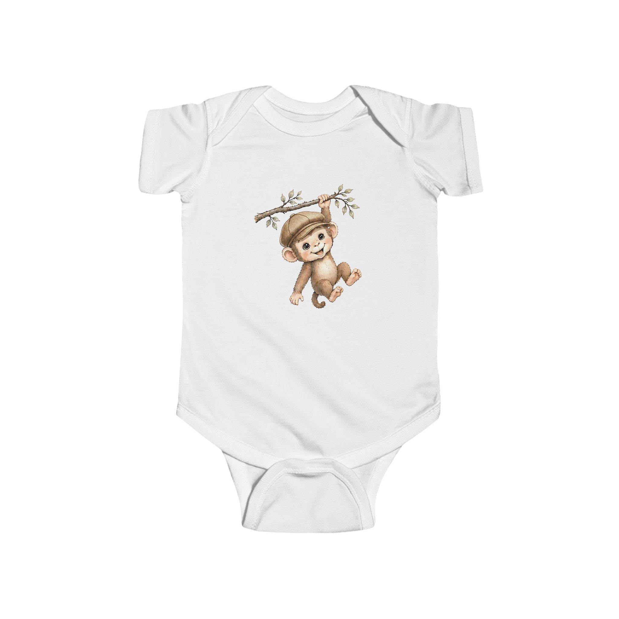 Babella™ Safari Explorer Monkey Baby Bodysuit