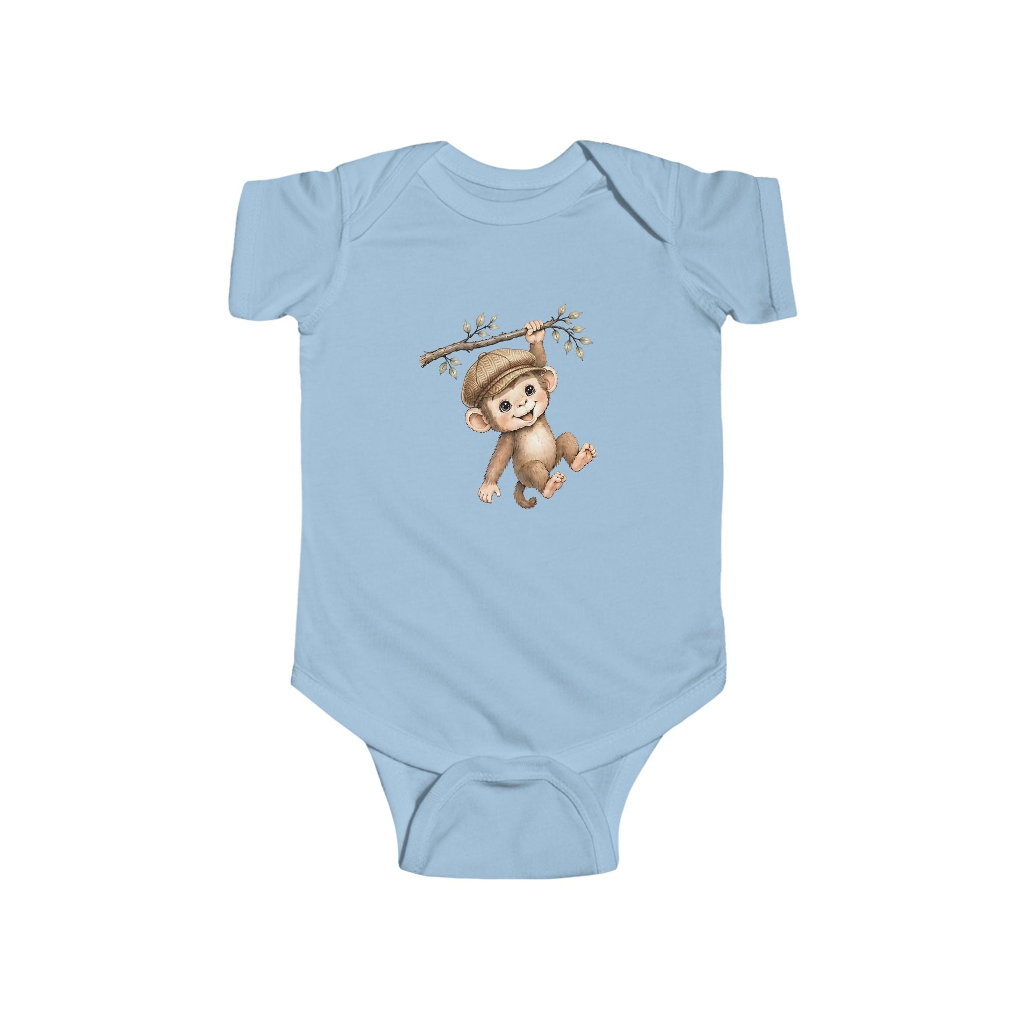Babella™ Safari Explorer Monkey Baby Bodysuit