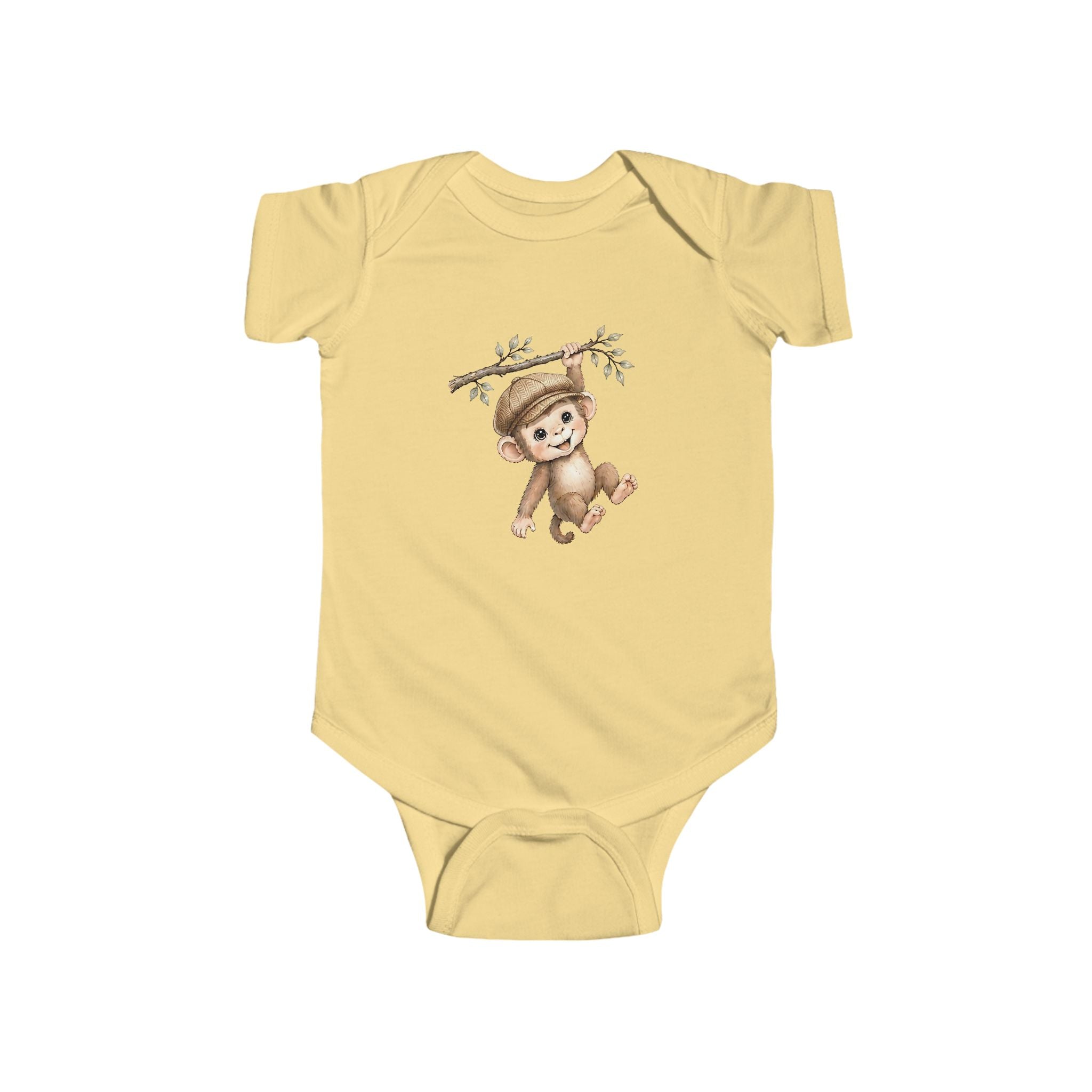 Babella™ Safari Explorer Monkey Baby Bodysuit