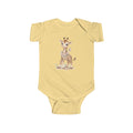 Babella™ Safari Floral Giraffe Baby Bodysuit